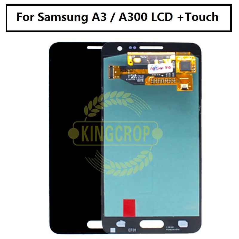 Super AMOLED для Samsung Galaxy A3 A3000 A300 A300X A300F ЖК дисплей с сенсорным экраном дигитайзер в