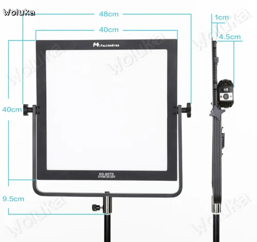 Falconeyes светодиодная мягкая световая лампа для фотосъемки освещения в реальном