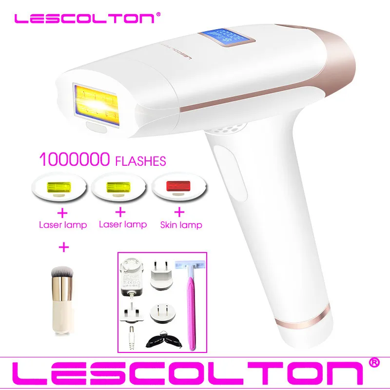 Lescolton 4в1 1000000 импульсный IPL лазер для удаления волос перманентное Удаление волос IPL лазерный эпилятор подмышка удаление волос