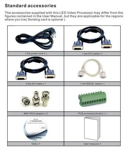 VDWALL RGB светодиодный дисплей HD LVP515 светодиодные видео процессор для большой экран