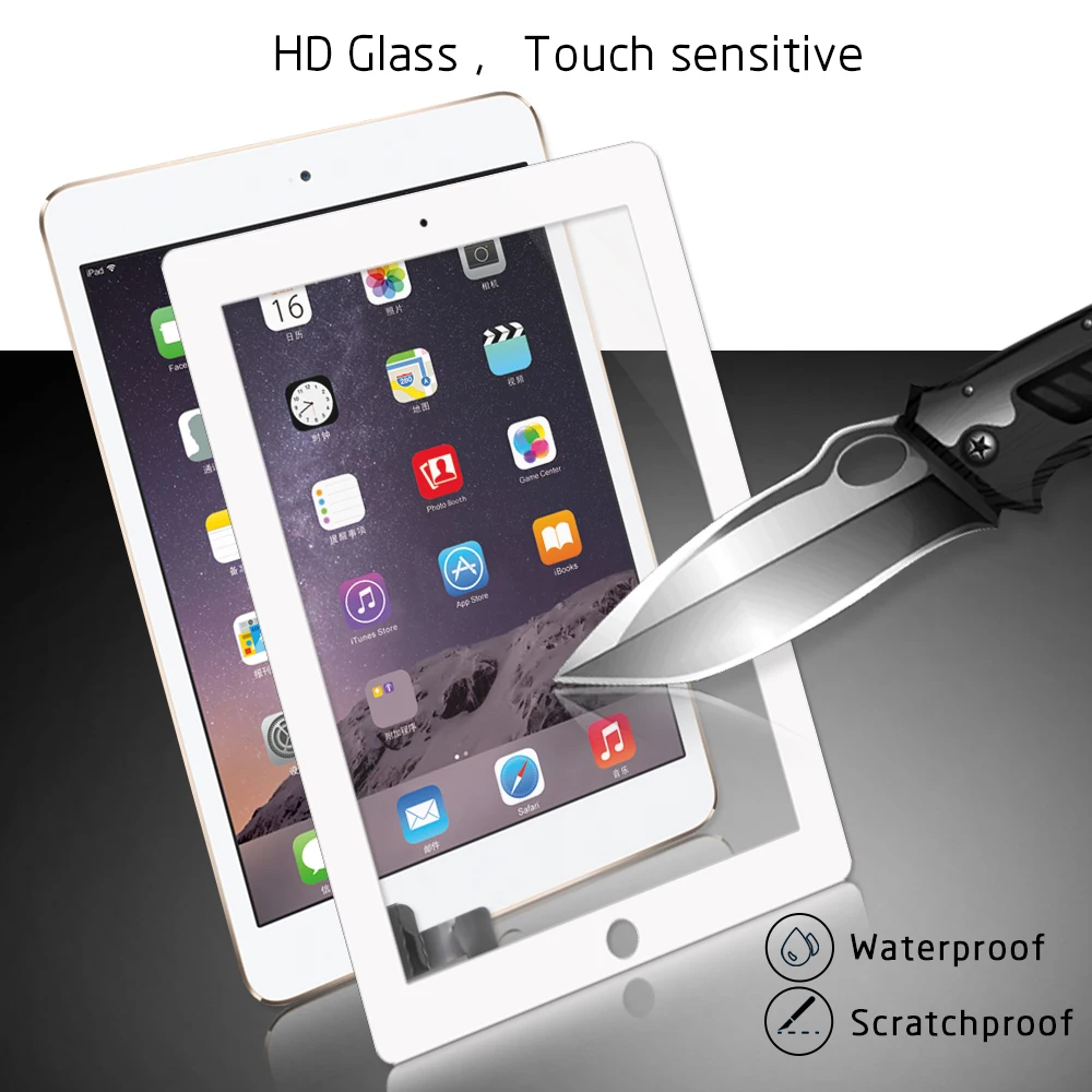 Для iPad 2 Сенсорный экран дигитайзер замена A1395 A1396 сенсорный A1397 для iPad2 экран стекло сенсорная панель с кнопкой Home