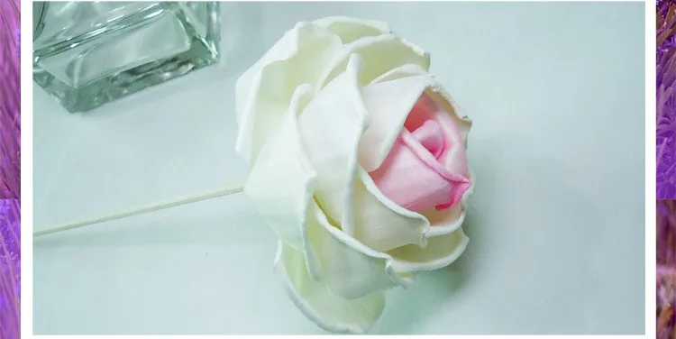 10 шт./лот ручная работа Dired Rose wth свернутые края и Ротанговые палочки Sola цветы для аромата диффузор, домашний и Свадебный декор