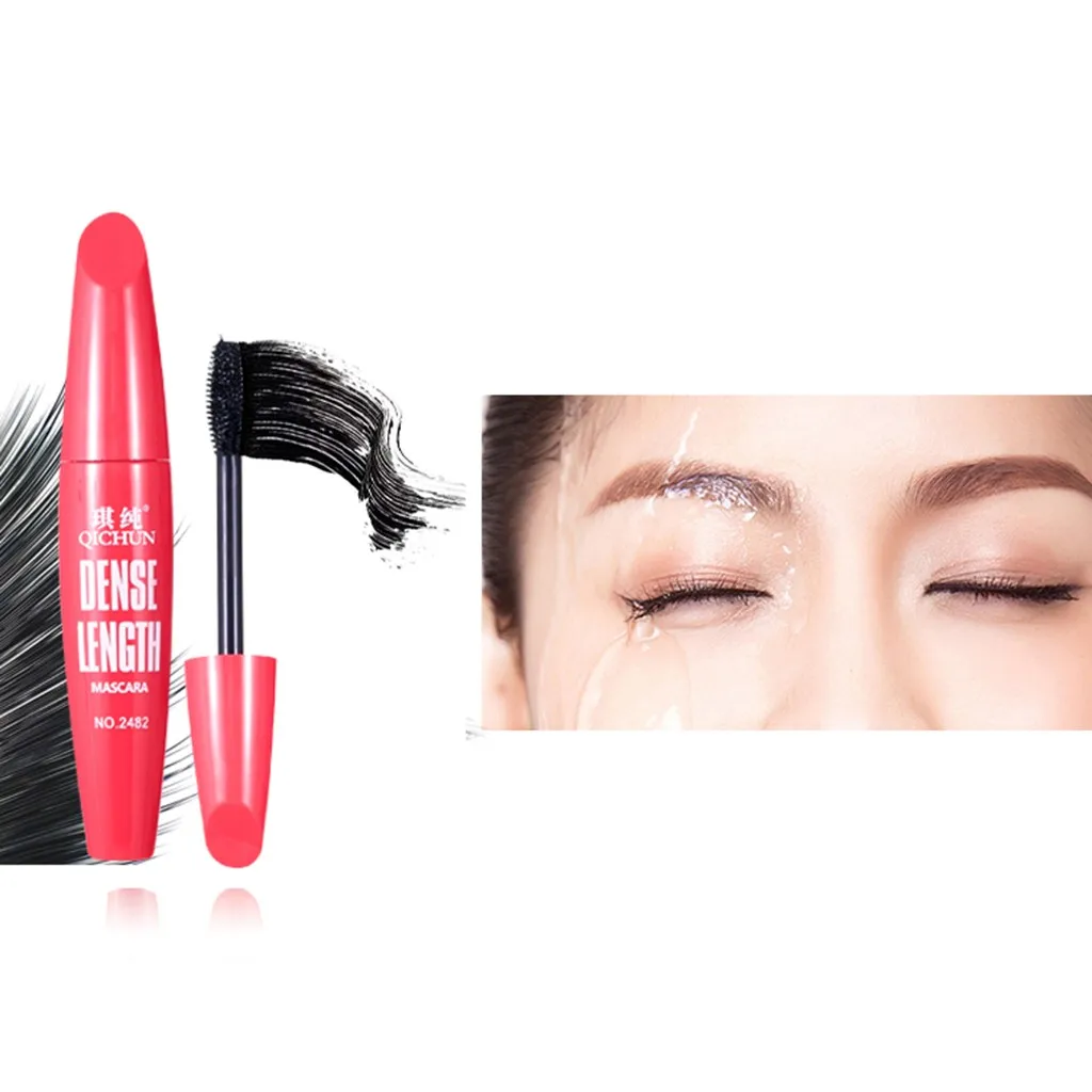 3D волокна Тушь Длинные черные ресницы наращивание ресниц Водонепроницаемые