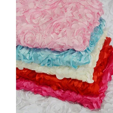 Трехмерная 3d Роза свадебный реквизит декоративная ткань ковровая вырез