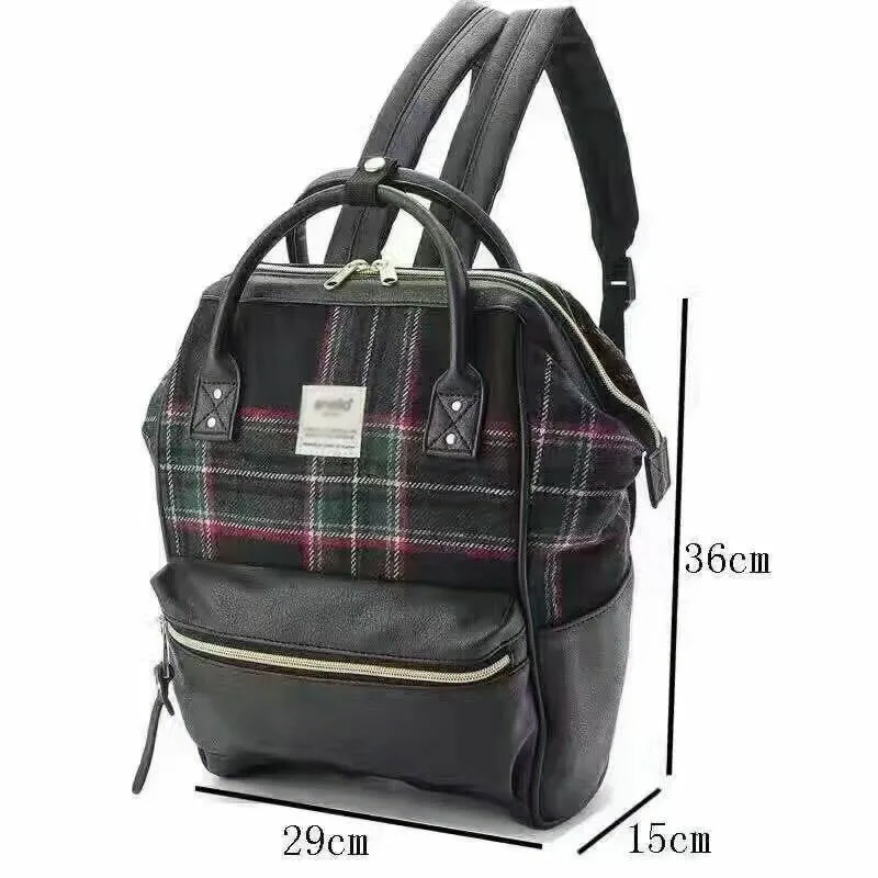 Кожаный рюкзак с кольцом Anello, рюкзак, школьные сумки, Anneau Masculina, Япония, Sac A Dos Muchila, для женщин, Zaino Escolar Feminina