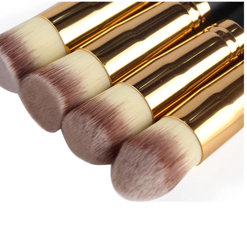 FGHGF 4 pcs Makeup Brush Set Beauty Blending Blush Foundation Contour Powder Cosmetic Multifunctional Tool High Quality | Красота и