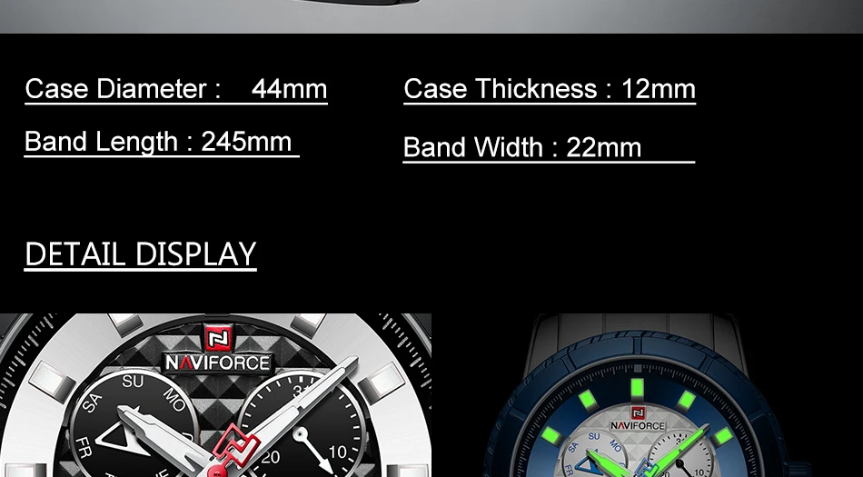 Новинка NAVIFORCE мужские классические часы Топ люксовый бренд Бизнес Мода Кварцевые водонепроницаемые спортивные часы для мужчин Relogio Masculino