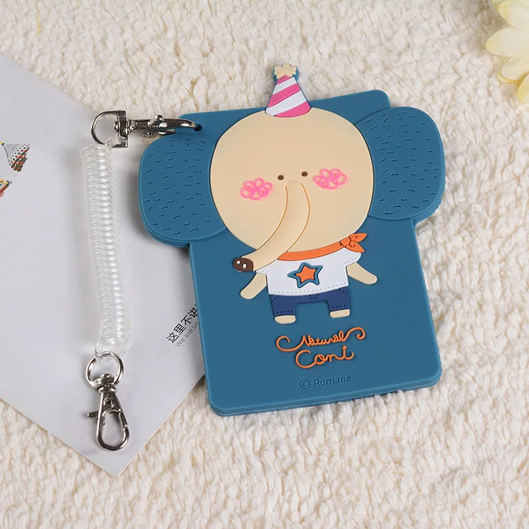 Милый милый чехол для банковских карт держатели автобусов бейдж удостоверения