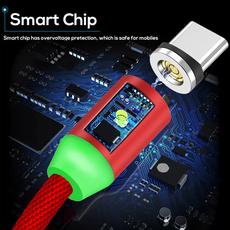 Магнитный USB-кабель EtopLink для быстрой зарядки и передачи данных 1 м | Электроника