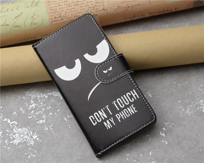 Чехол для Fly FS507 из искусственной кожи высокого качества откидной Чехол-бумажник