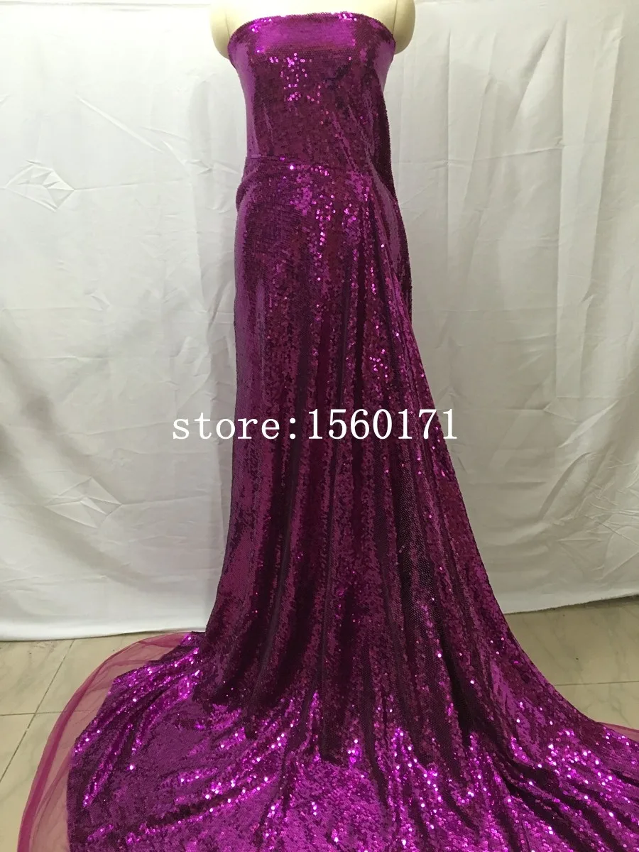 2016 Африканские блестки тюль Французский Кружевной Ткани Тяжелая Шнурок 5 Ярдов