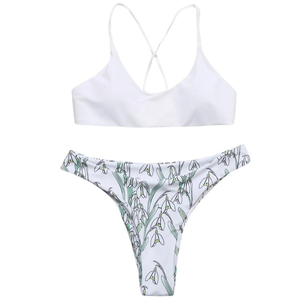 Купальный костюм сексуальный женский бюстгальтер с пуш-ап и подкладкой пляжный