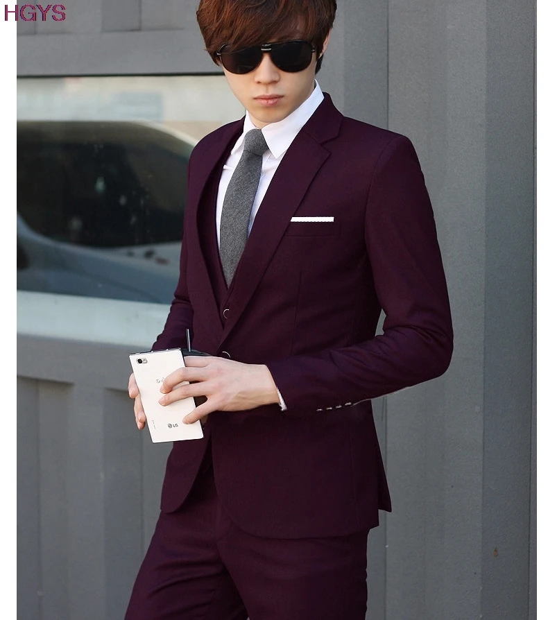 Новинка 2021 мужской костюм облегающий Модный маленький мужское платье для жениха