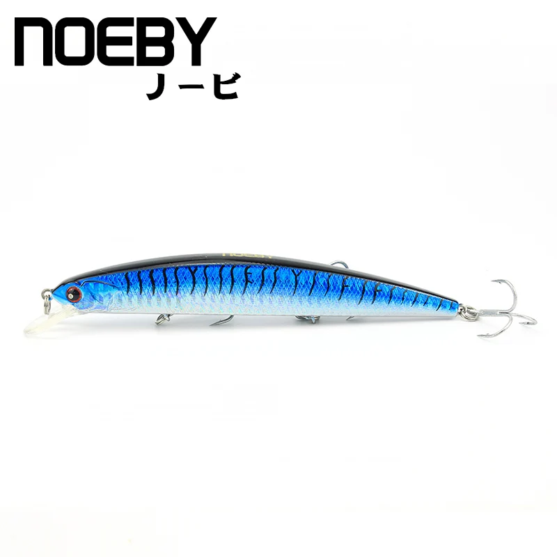 NOEBY 1 шт. рыболовная приманка 130 мм/19 г 0 8 м плавающая MINNOW VMC тройные Крючки 3D глаза