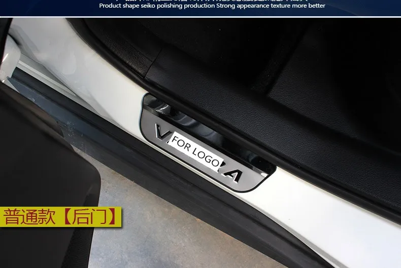 Для Suzuki Vitara 2016 аксессуары для дверного порога нержавеющие двери и подоконники