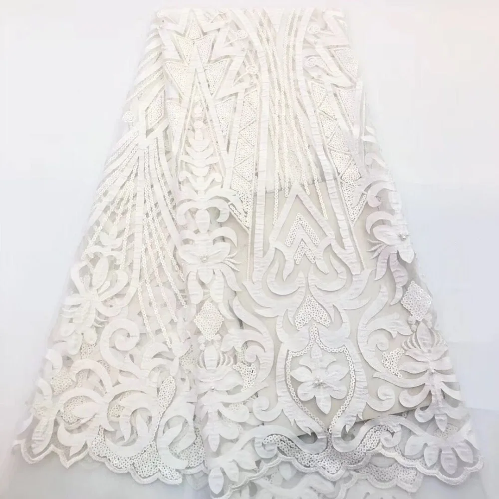 Madison Latest High Quality African French Net Lace Fabricred 3D Afican Fabric Applique For Parties/ Wedding | Дом и сад