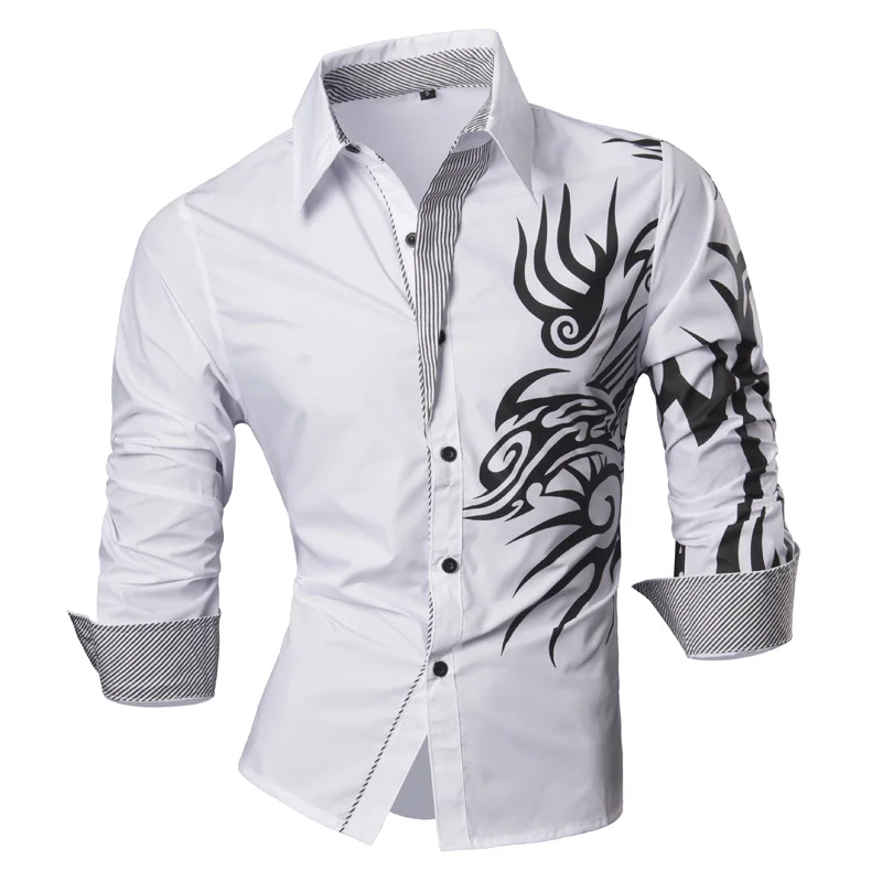 jeansian Spring Autumn Features Shirts Men Casual Jeans Shirt New Arrival Long Sleeve Casual Male Shirts Z001