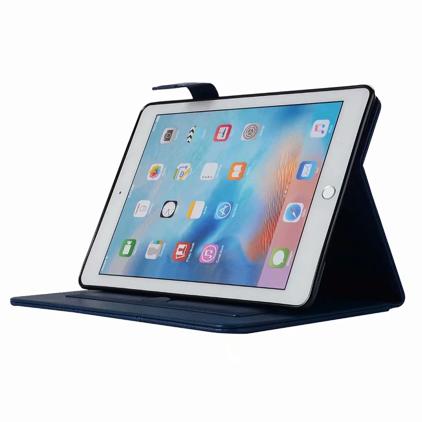 Бумажник Чехол для iPad Air 2 из искусственной кожи чехол Защитный Стенд Тонкий