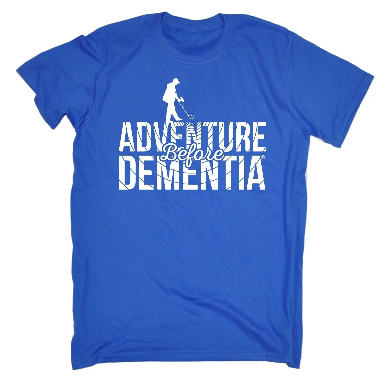 Футболка с принтом летняя футболка детектором металла Adventure Before Dementia забавная