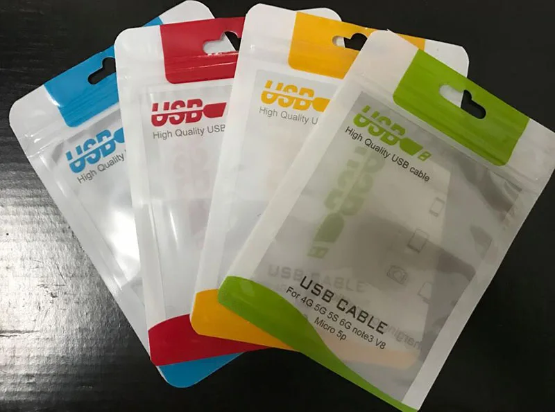 Пластиковый пакет с застежкой для розничной продажи повесить отверстие поли