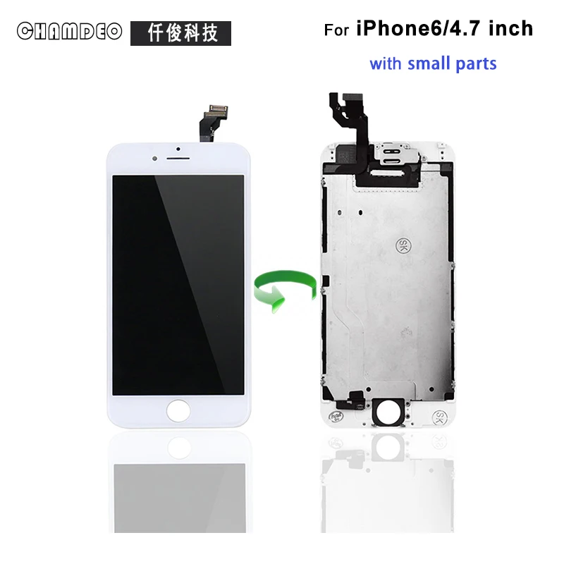 CHAMDEO для iPhone 6 6G 4 7 &quotЖК-дисплей сенсорный экран дигитайзер с фронтальной камерой