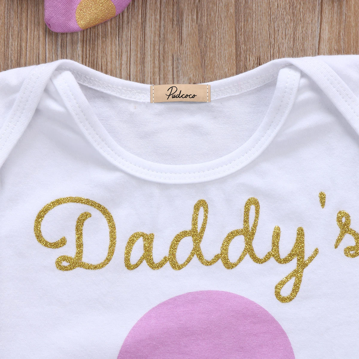 Комплект многослойной одежды с буквенным принтом для новорожденных и маленьких