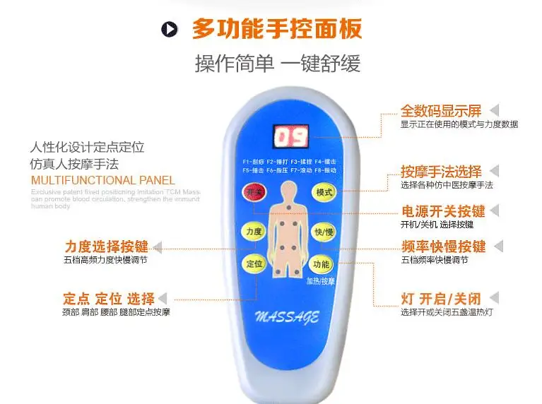 Heating Massager Vehicle Seat Cushion Mat Full Body Cervical Vertebra Neck Waist Back Acupressure Massage Car Relax Care | Красота и