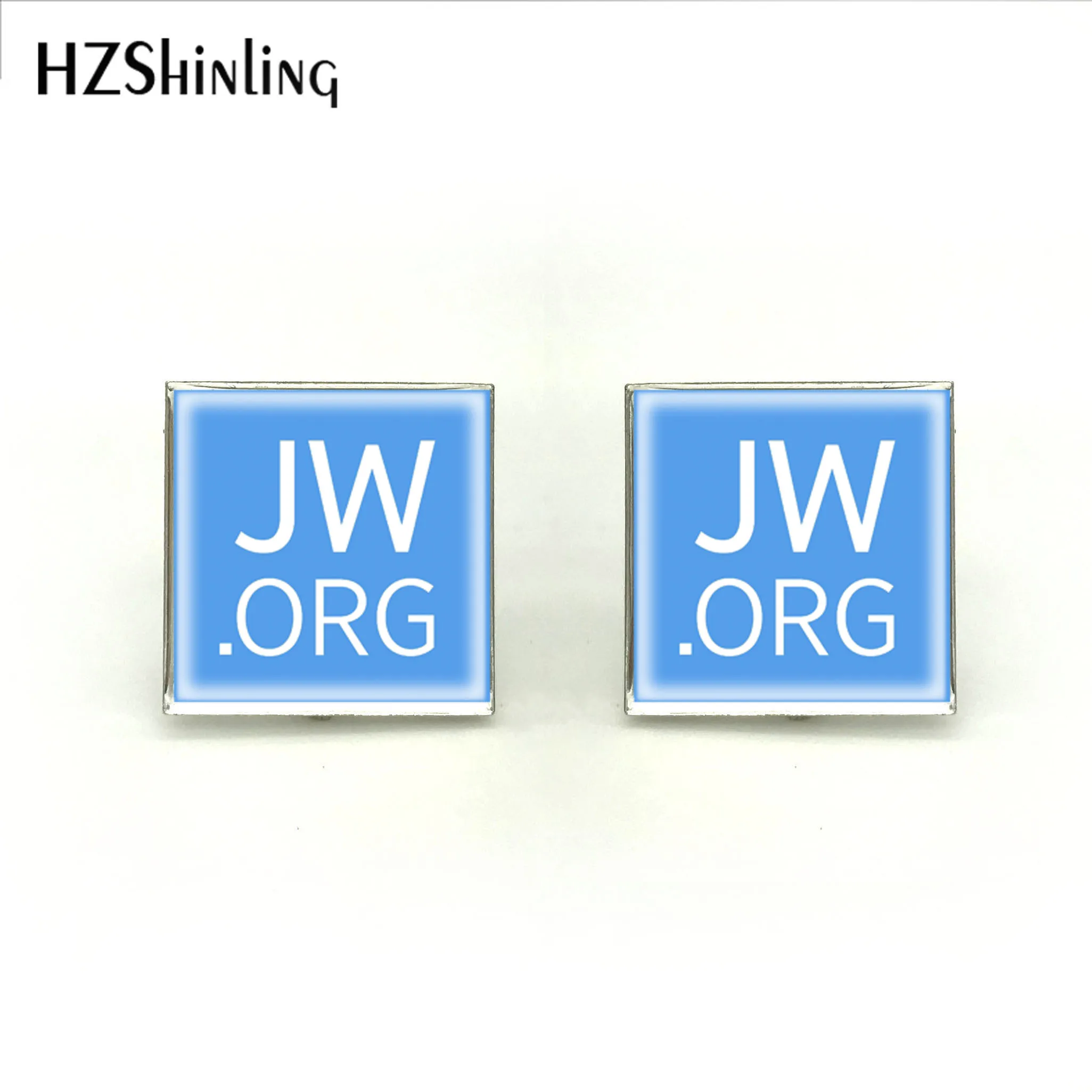 8 Новые квадратные JW. ORG запонки Sympol запонки высококачественные брендовые украшение ручной работы из серебра для мужчин свадебные манжеты - Окраска металла: 8