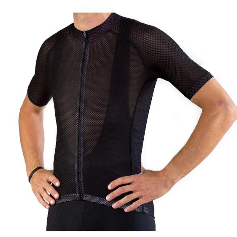 NEW SHORT SLEEVE CYCLING JERSEY ALL OPEN CELL MESH FABRIC Flatlock sewing with Iltay miti power band accept custom