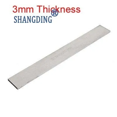 

1pc Lathe HSS Metalworking 3mm Thickness Cutting Tool Bit x Width 6/8/10/12/14/16/18/20/25/30/35/40/45/50mm x 200mm Lenght