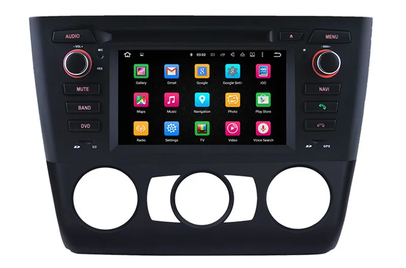 Android 8 0 Автомобильный DVD плеер для BMW 1 серии E81 E82 E88 E87 руководство с GPS навигацией
