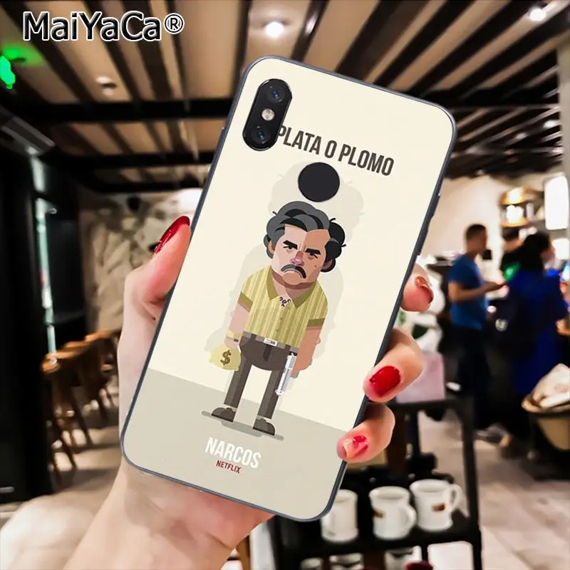 MaiYaCa нарко ТВ серии Pablo escobar чехол для телефона с рисунком для Xiaomi Redmi8 4X 6A S2 7A 5A Redmi 5 5Plus Note5 7 Note8pro