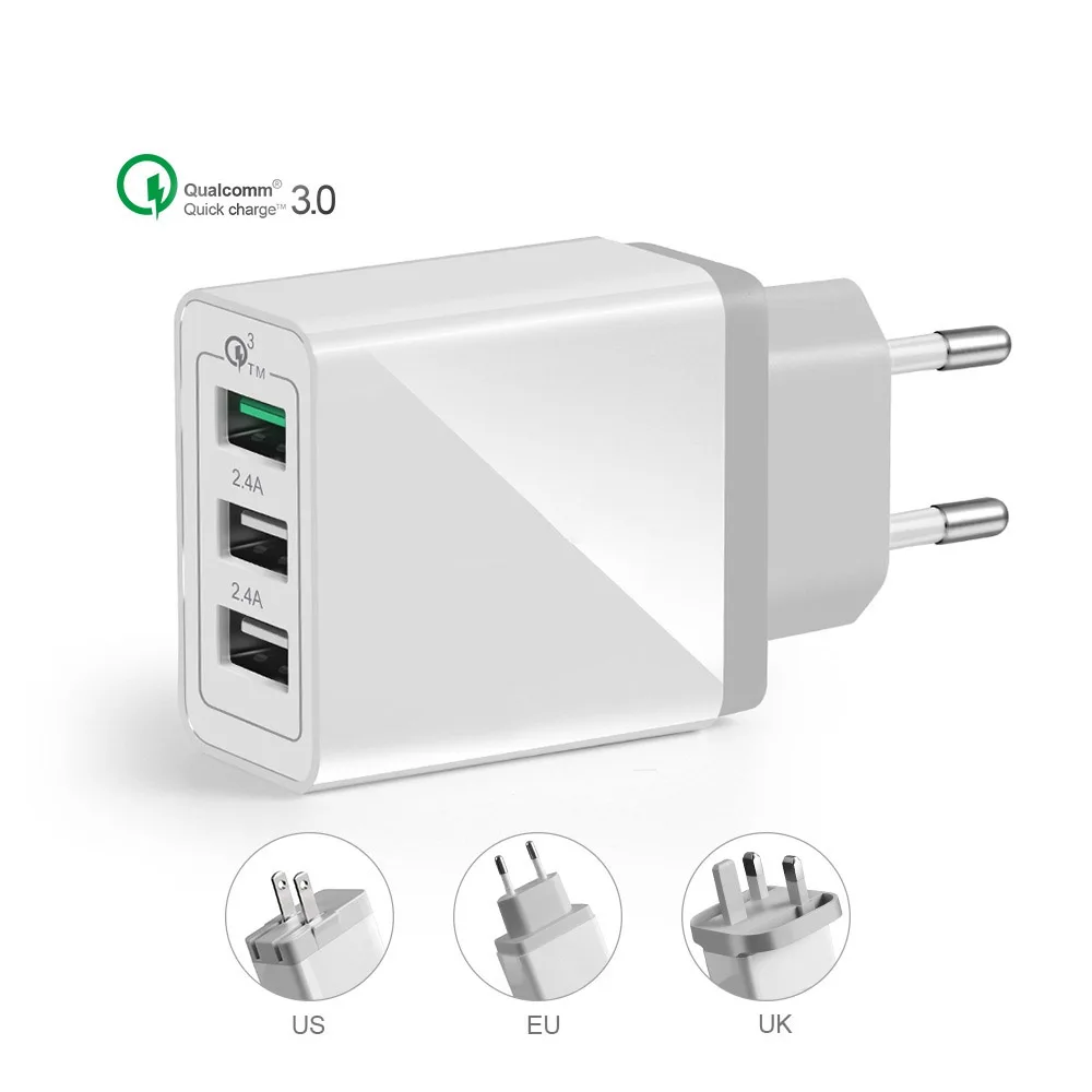 Быстрая зарядка 3 0 USB быстрое настенное зарядное устройство 30 Вт Порты и разъёмы