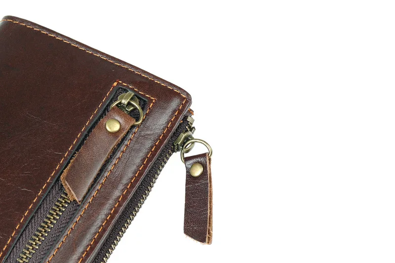 Мужские кошельки Rfid, кошелек из натуральной кожи с защитой от кражи, мужской кошелек из воловьей кожи для ID, кредитный держатель для карт kredi kartllk cuzdan
