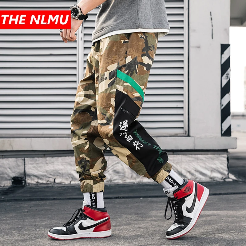 Уличная одежда джоггеры с камуфляжным принтом штаны для мужчин 2019 хип хоп