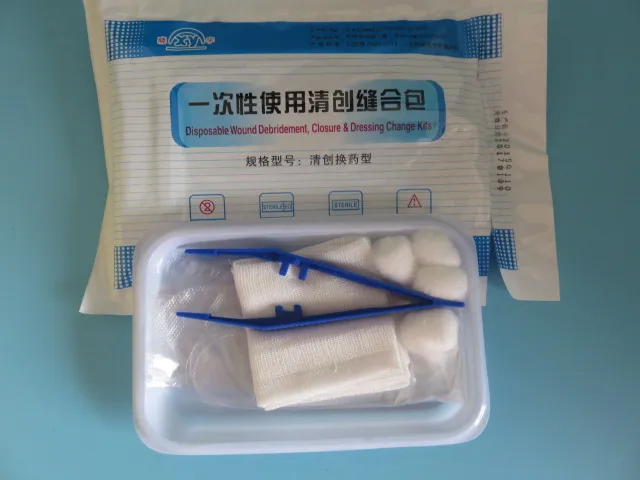 2 шт Debridement для зарядки мешок одноразовые медпак уход за раной посылка