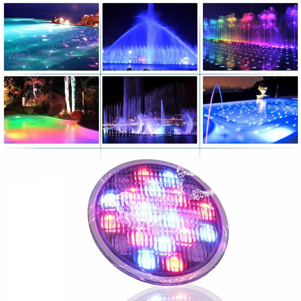 LumiParty IP68 водонепроницаемый прожектор RGB светодиодная подводная лампа 18LED с