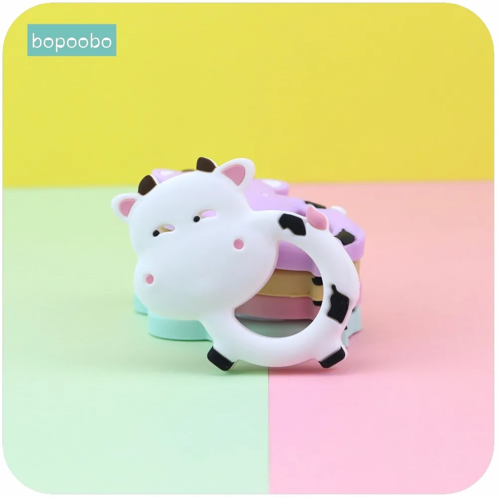 Bopoobo Детские принадлежности для кормления силиконовых коров DIY ювелирные изделия