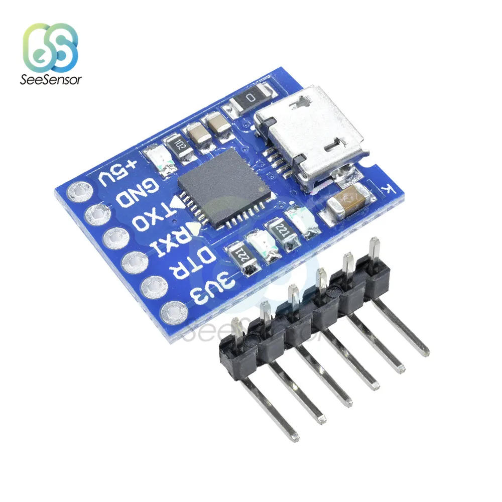 Модуль адаптера Micro USB CP2102 от 2 0 до UART TTL 6-контактный последовательный