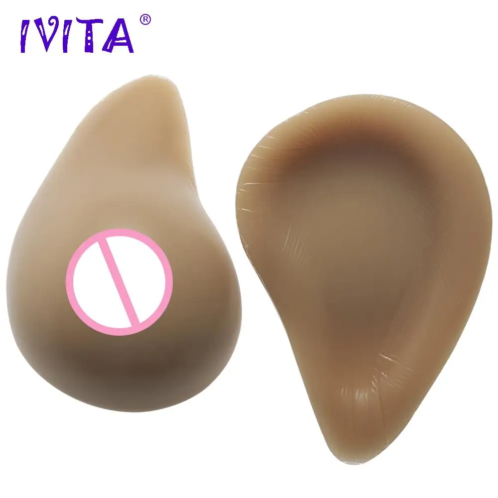 IVITA 3200 г спиральные накладные груди искусственные силиконовые формы для