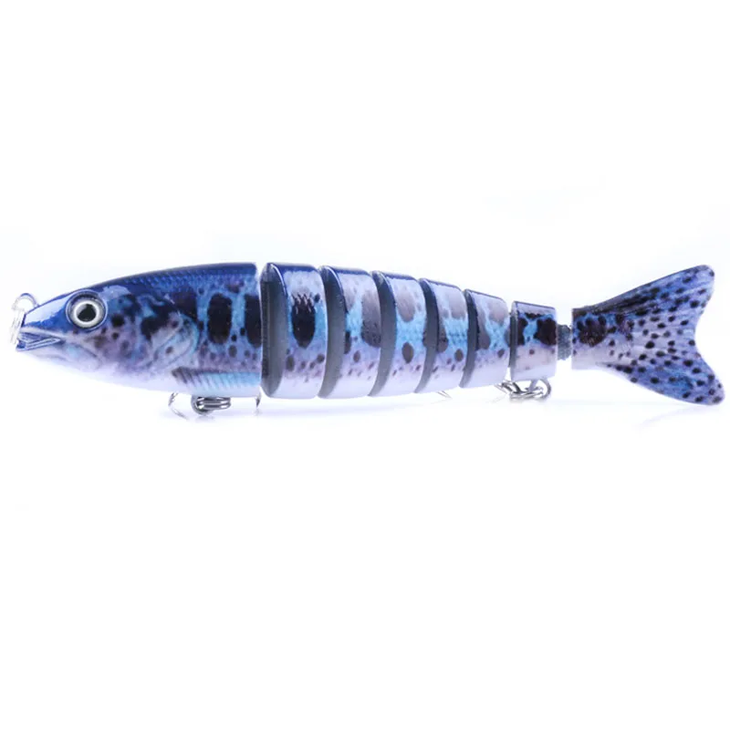 HENGJIA 12.7cm 18g 6#hooks hard plastic jointed minnow fishing lures artificial wobblers swimbaits trout pesca crankbaits | Спорт и