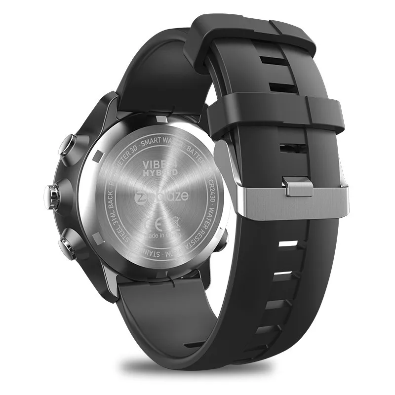 Смарт-часы Zeblaze VIBE 4 гибридный флагманский прочные умные часы 50 м Водонепроницаемый 33-месяц в режиме ожидания 24h всепогодный мониторинг