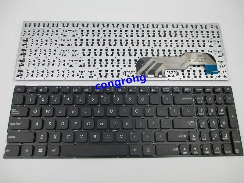 Клавиатура с английской раскладкой для ноутбука ASUS F541 F541S F541SA F541SC F541U F541UA F541UV K541