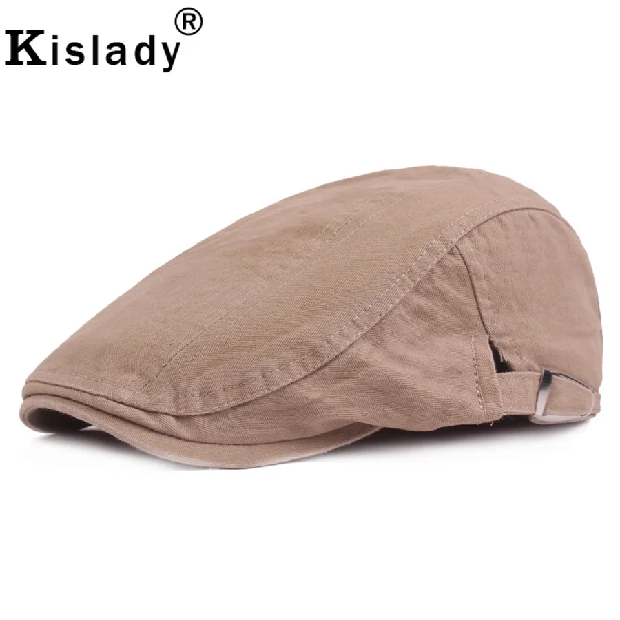 Новинка 2019 весенние винтажные однотонные береты Kislady летняя Высокая мода для