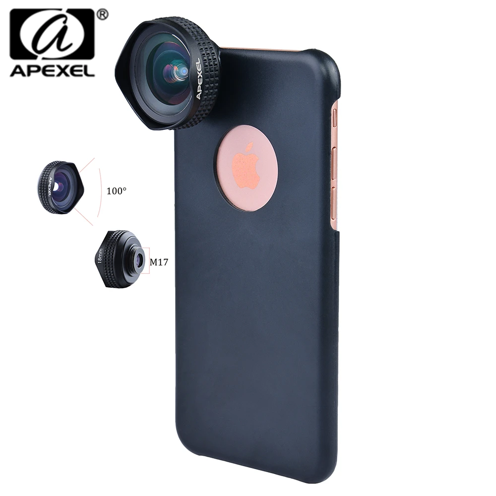 Объектив Apexel Optic Pro супер широкий угол обзора 100 градусов высокая четкость