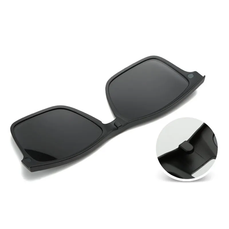 Очки солнцезащитные магнитные с поляризацией зеркальные клипсой | Аксессуары