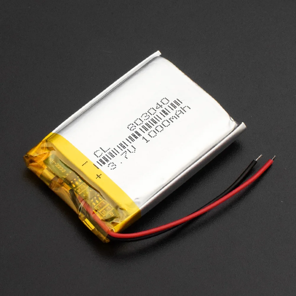 3,7 V 1000mAh 803040 литий-полимерный литий-ионный аккумулятор для MP4 MP5 gps psp мобильных карманных ПК электронных книг bluetooth