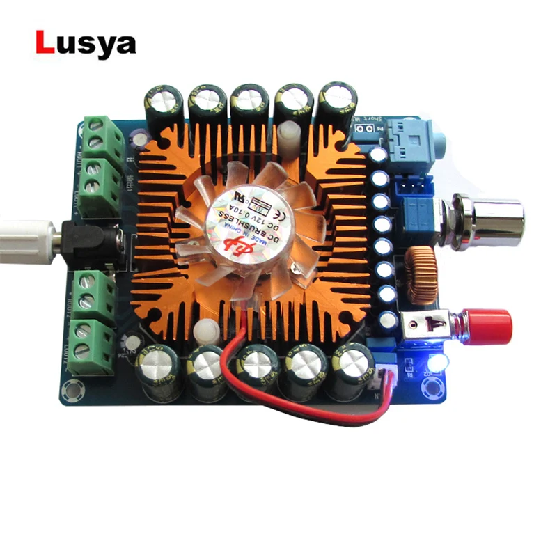 XH M521 DC 12 V 16 TDA7850 4 канальный 50W x4 HIFI автомобильный стерео цифровой усилитель плата A2