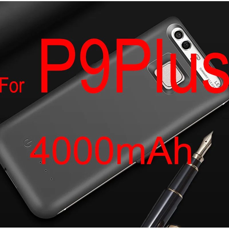 NEWDERY 3800 мАч-4000 мАч Внешний внешний аккумулятор запасная батарея зарядное устройство чехол для P9/P9Plus задняя крышка для телефона чехол s - Цвет: P9Plus Gray