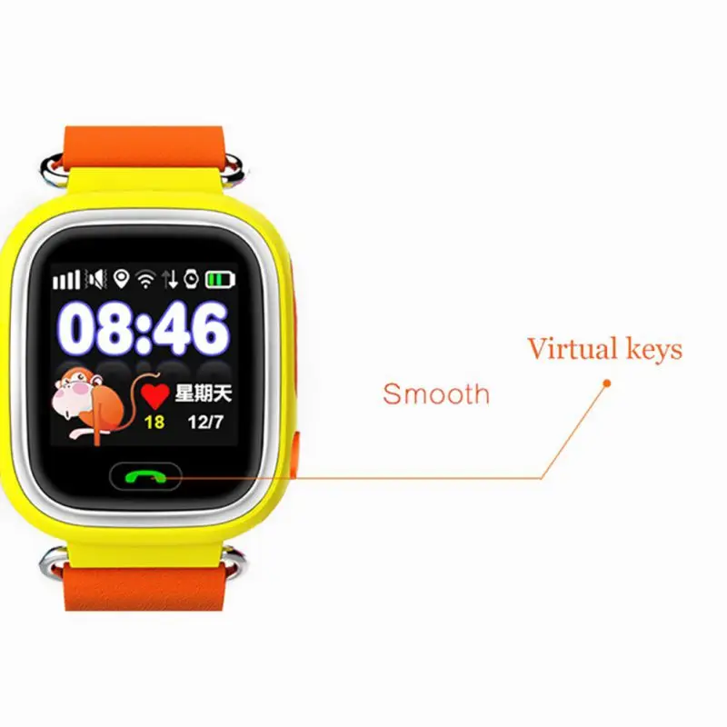 Q90 Детские Смарт часы SIM карта водонепроницаемые GPS местоположение 1 22 сенсорный